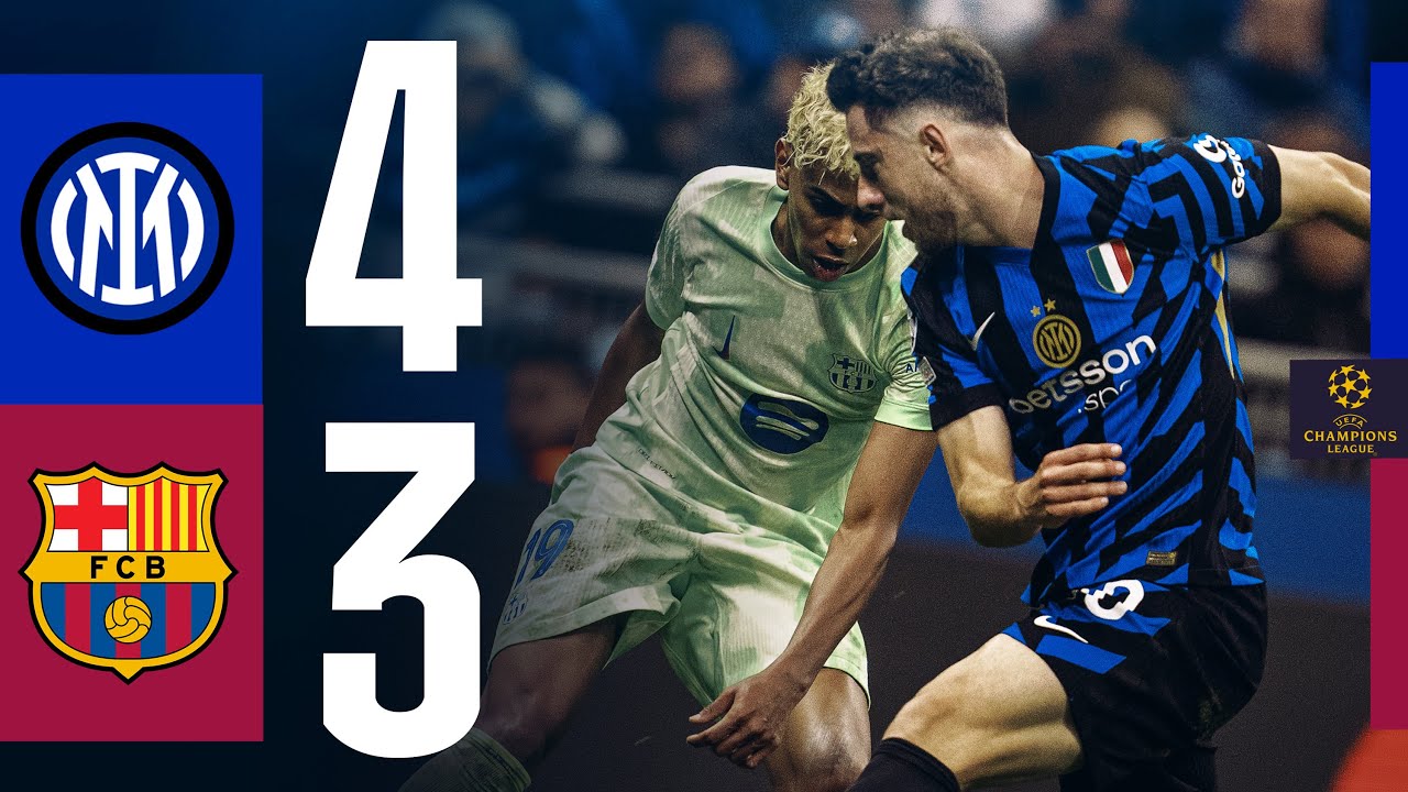 Inter Milan vs FC Barcelona (4-3) Highlights