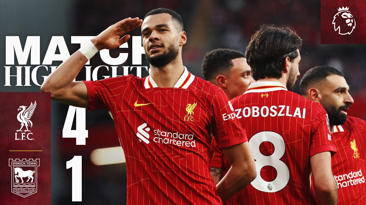 Liverpool 4-1 Ipswich Highlights Liverpool 4-1 Ipswich Highlights